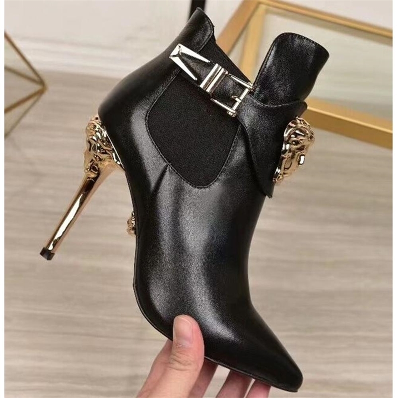 

brand designer women pumps new genuine leather Electroplating high heel shoes woman Mary Janes dress party shoes heel 10cm 210310, As show