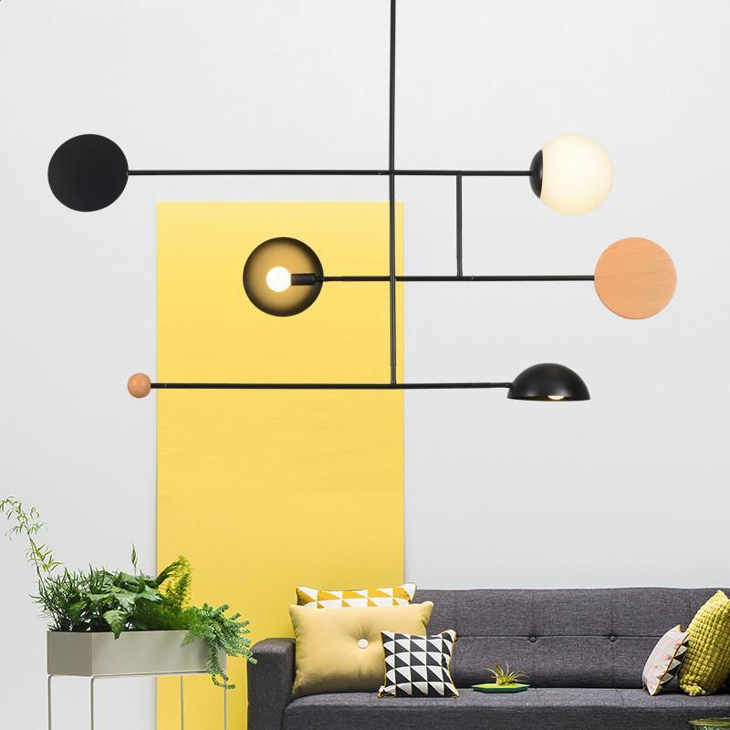 

Astro Mobile Light Creative Arms Chandelier E14 Pole Led Geometric Dining Bedroom Home Italian Design Lamp Chandeliers