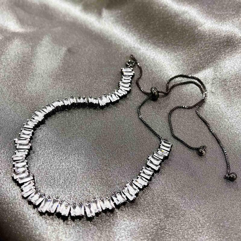 

Chains Creativity Irregular Zircon Necklaces Neck Chain Charm Fashion Adjustable Choker Jewelry 2022, Silver