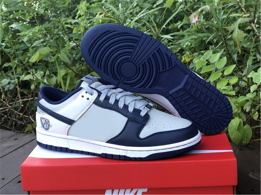 

Hottest Authentic Dunk Brooklyn Low Nets Shoes Men Women 75th Anniversary Grey Navy White Outdoor Sports Sneakers DD3363-001 With Original Box