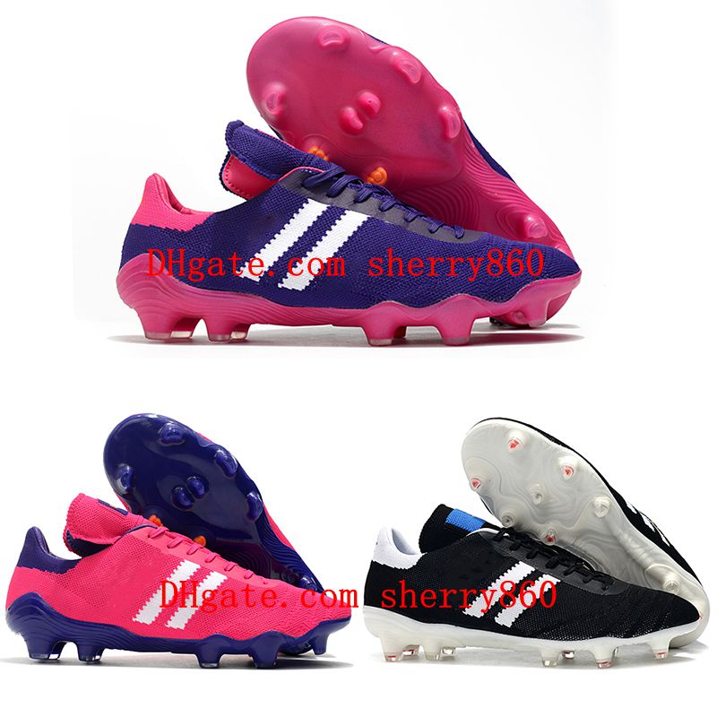 

2021 Mens Soccer Shoes Copa 70Y FG Leather Cleats World Cup Football Boots Size 39-45 Black White botines futbol, As picture 8