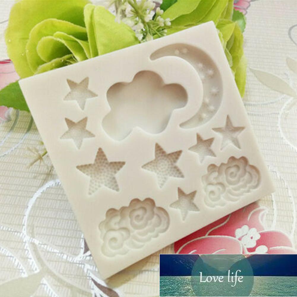 

Star Moon Cloud Shape Silicone Mould 3D For Fondant form decorating Baking Chocolate Cake Gummy Mold Tools Appliance T1M9