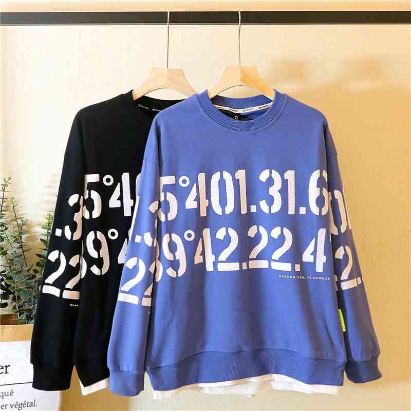

sweater 2021 autumn new fashion boys'long sleeved T-shirt medium large children's letter printed top