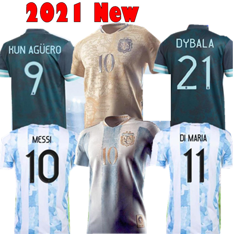 

20 21 22 Argentina Fans & players Soccer Jerseys MESSI DYBALA MARADONA Commemorative Edition football jersey AGUERO ICARDI MASCHERANO futboll shirt, Black;yellow