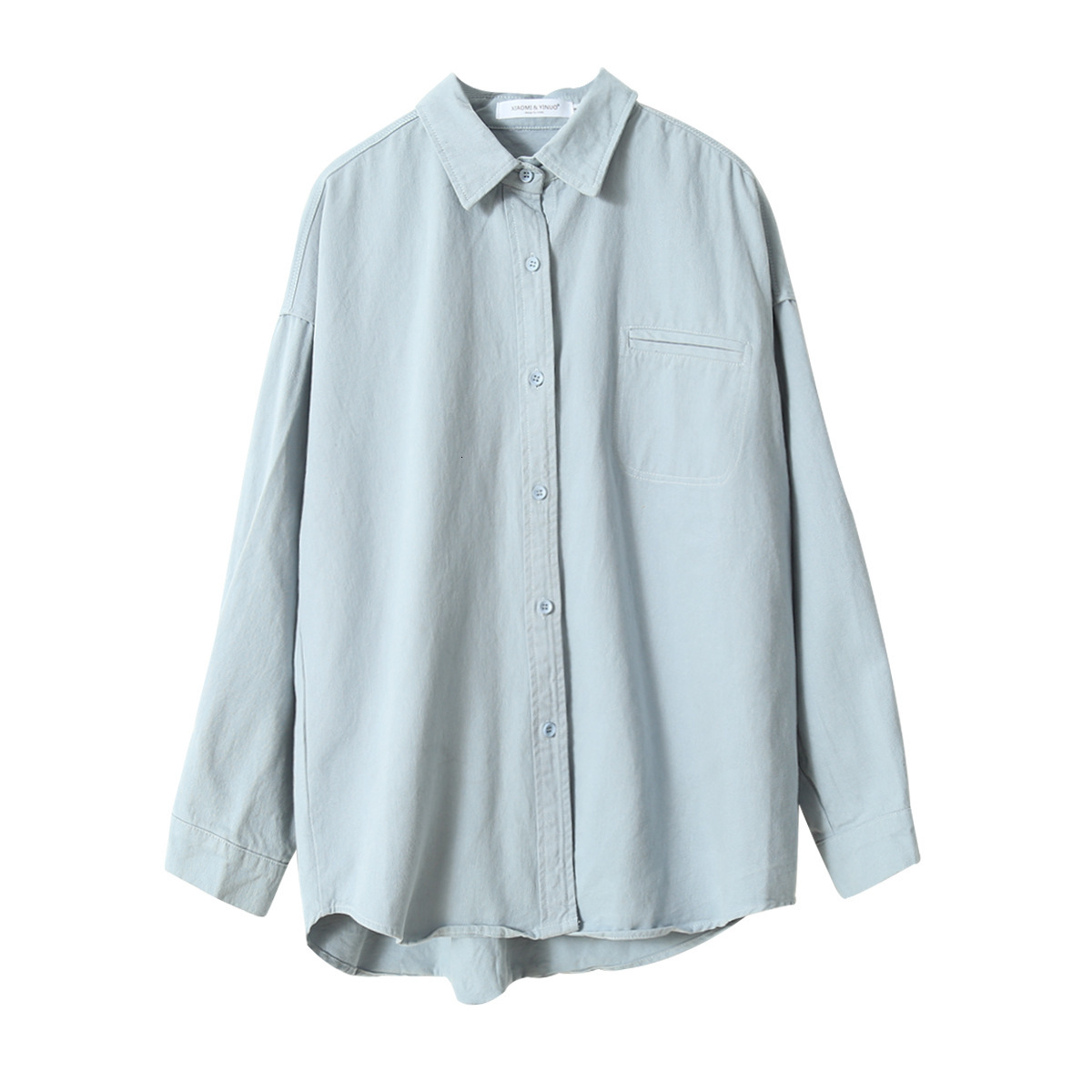 

2021 Pink Springs Down Collar Women Tops Shirts Fashion Women's Blouses Ibpb
