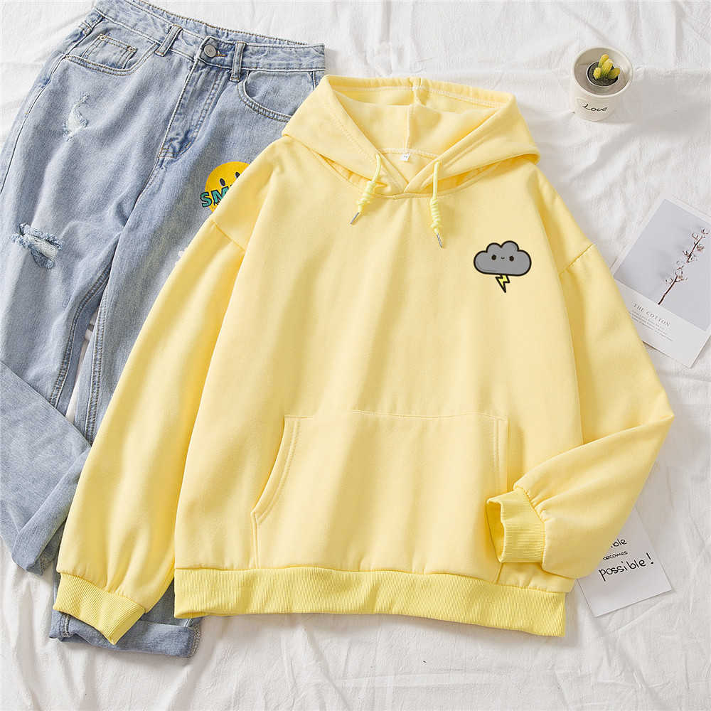 

Merry Pretty Oversized Korean Hoodie Women Cute Cartoon Casual Long Sleeve Pullover Tops Streetwear Sweatshirt Sudadera Mujer 210526, Apricot