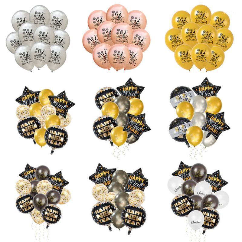 

Party Decoration Happy Year 2022 Latex Balloon Confetti Merry Christmas Air Balloons Foil Xmas Tree Ornaments Noel Birthday Decorations