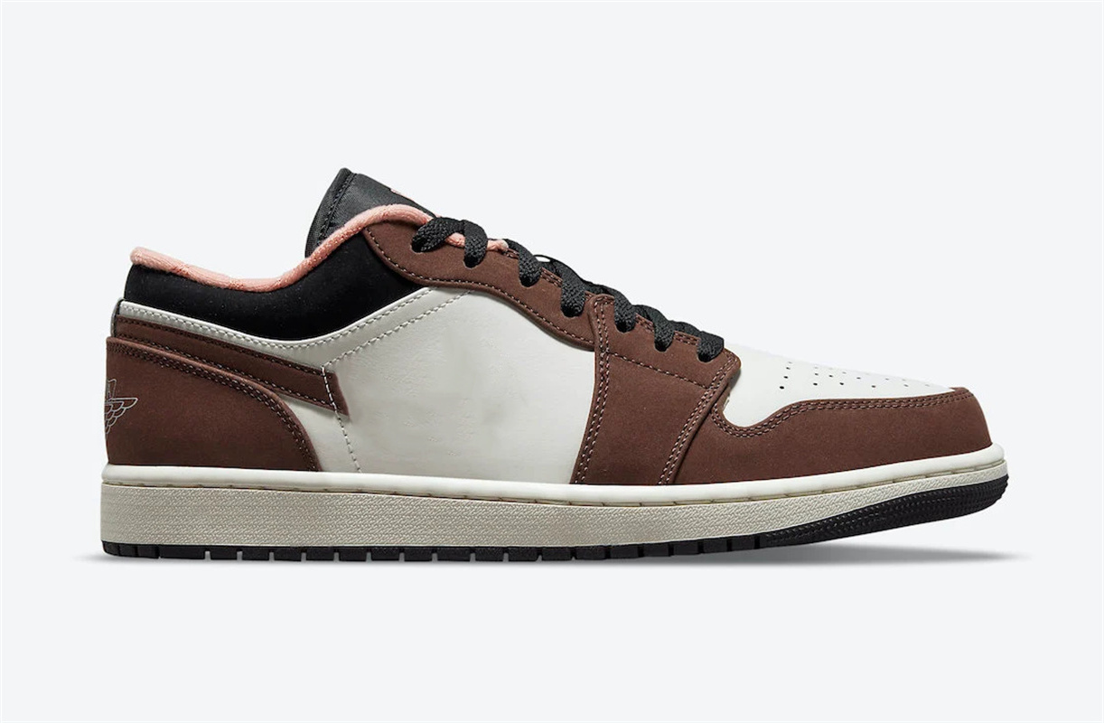 

Shoes Jumpman 1 Low Mocha Basketball Light Chocolate Black Crimson Bliss Mens I Outdoor Sports Sneakers Size, Bubble wrap packaging