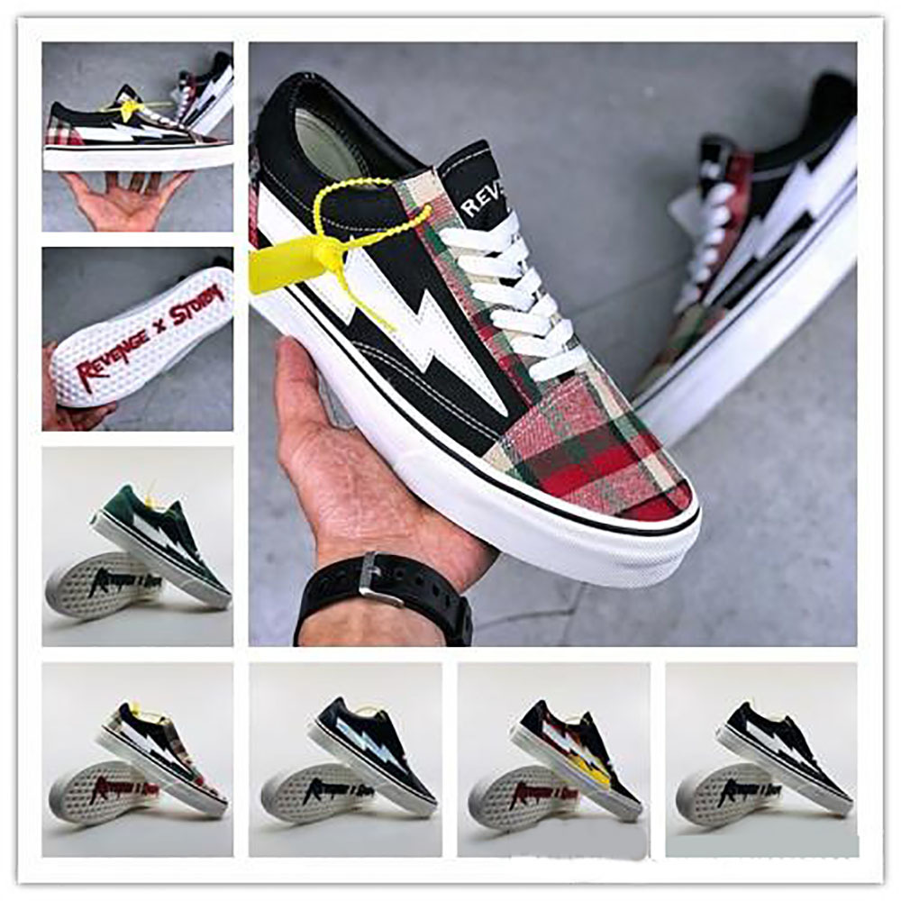 

Shoes 2018 Revenge X Storm Old Skool Canvas Men Men's Sneakers Skateboarding Casual Women Skate Womens Casual Boots, Black