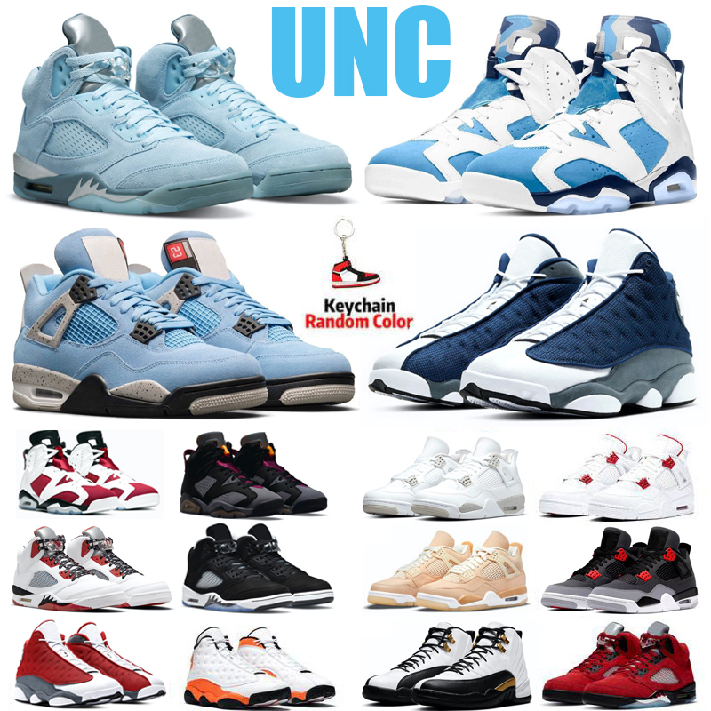 

Men basketball shoes Sneakers 4 White Oreo Neon University Blue 6s UNC Royalty Taxi 5s Red Flint 13s Reverse Bred mens trainers