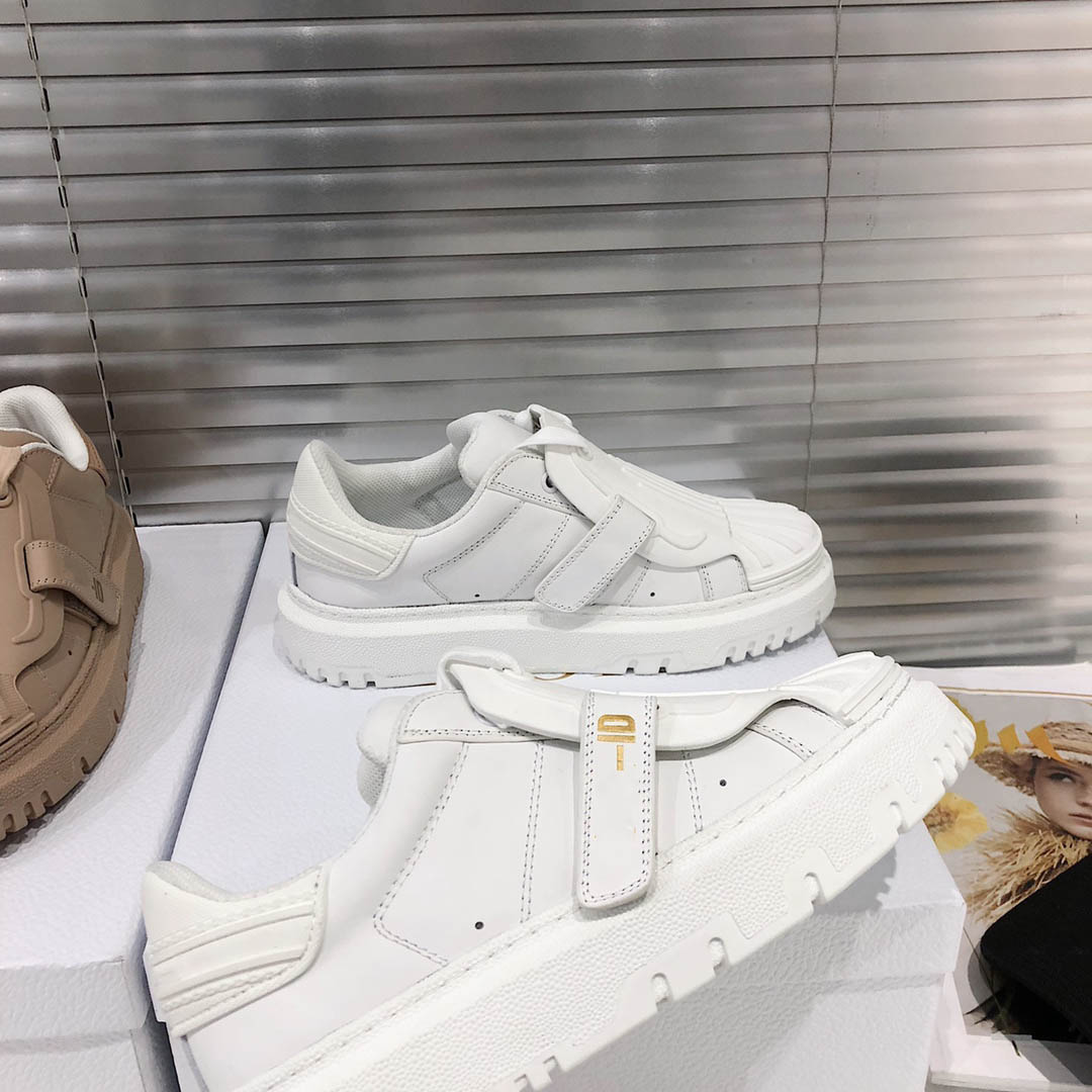 

2021 early spring shell-toe white shoes women's all-match leather platform casual sneakers women's single shoes 34-40
