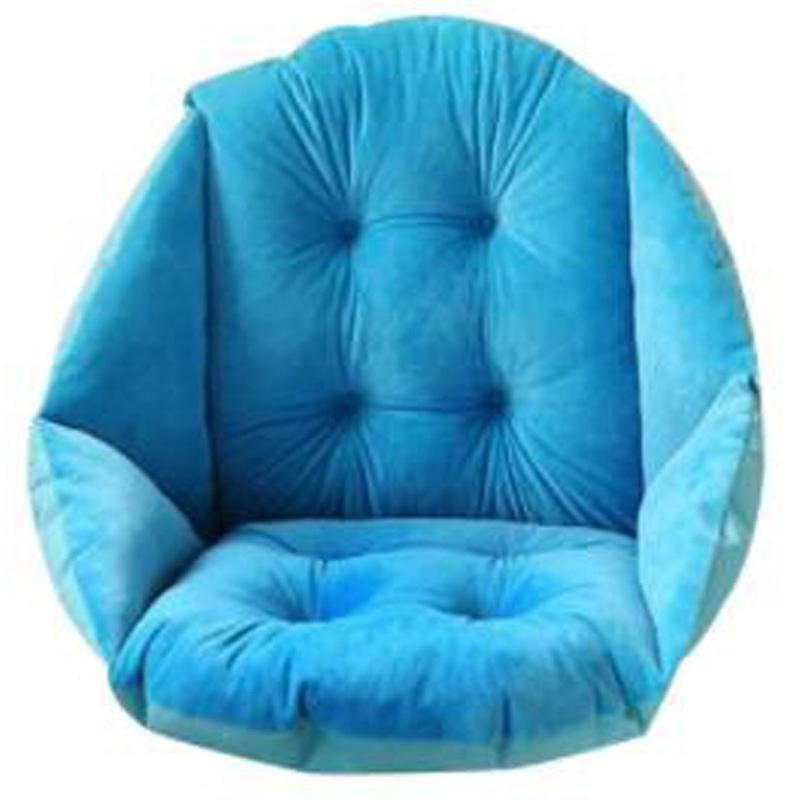 

Seat Cushions Soft Plush Shell Design Cushion Lumbar Back Support Pillow For Office Home Car Chair Buttocks Pad Sky Blue
