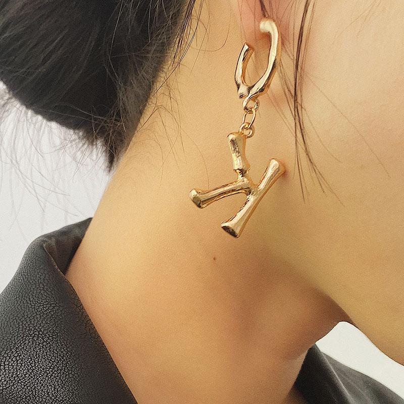 

Dangle & Chandelier Simple Statement Punk K Letter Name Drop Earring For Women Tassel Earrings Trendy Wedding Party Jewelry Gift 2021