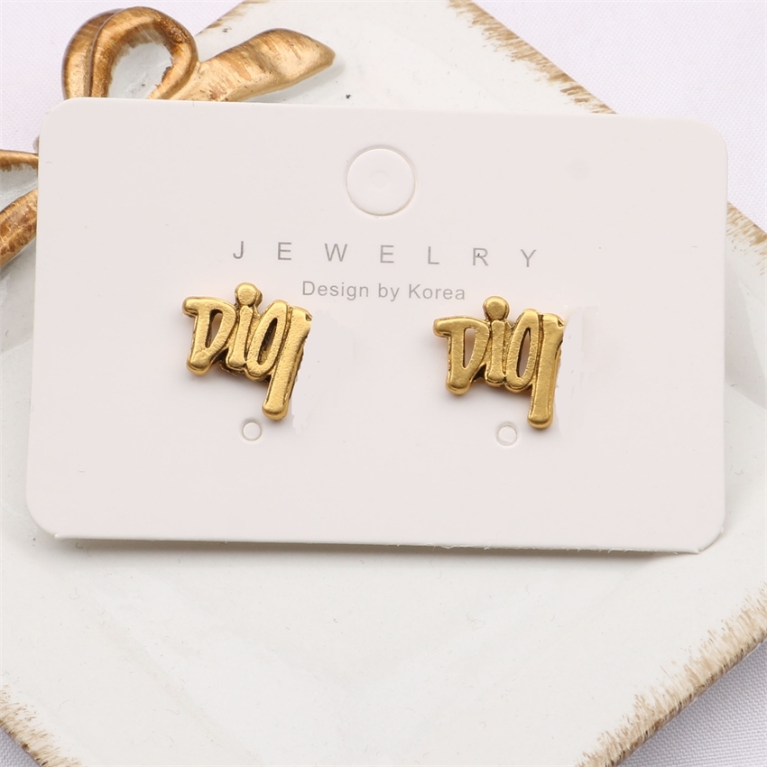 

New letter earrings for women in 2021vWE5Pg, Golden