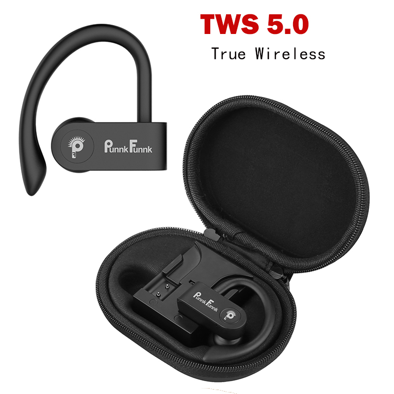 

Bluetooth Earphones Wireless headphones Bluetooth 5.0 Sport Waterproof Ipx4 Bass Stereo Headsets W/Mic PunnkFunnk Phone EarBuds