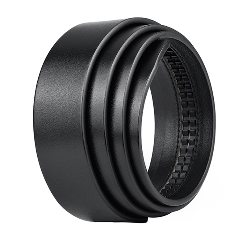 

2021 New No 3.5cm Wide Real Male Genuine Without Automatic Buckle Strap Designer Belts Leather Belt Men Pefy, Black