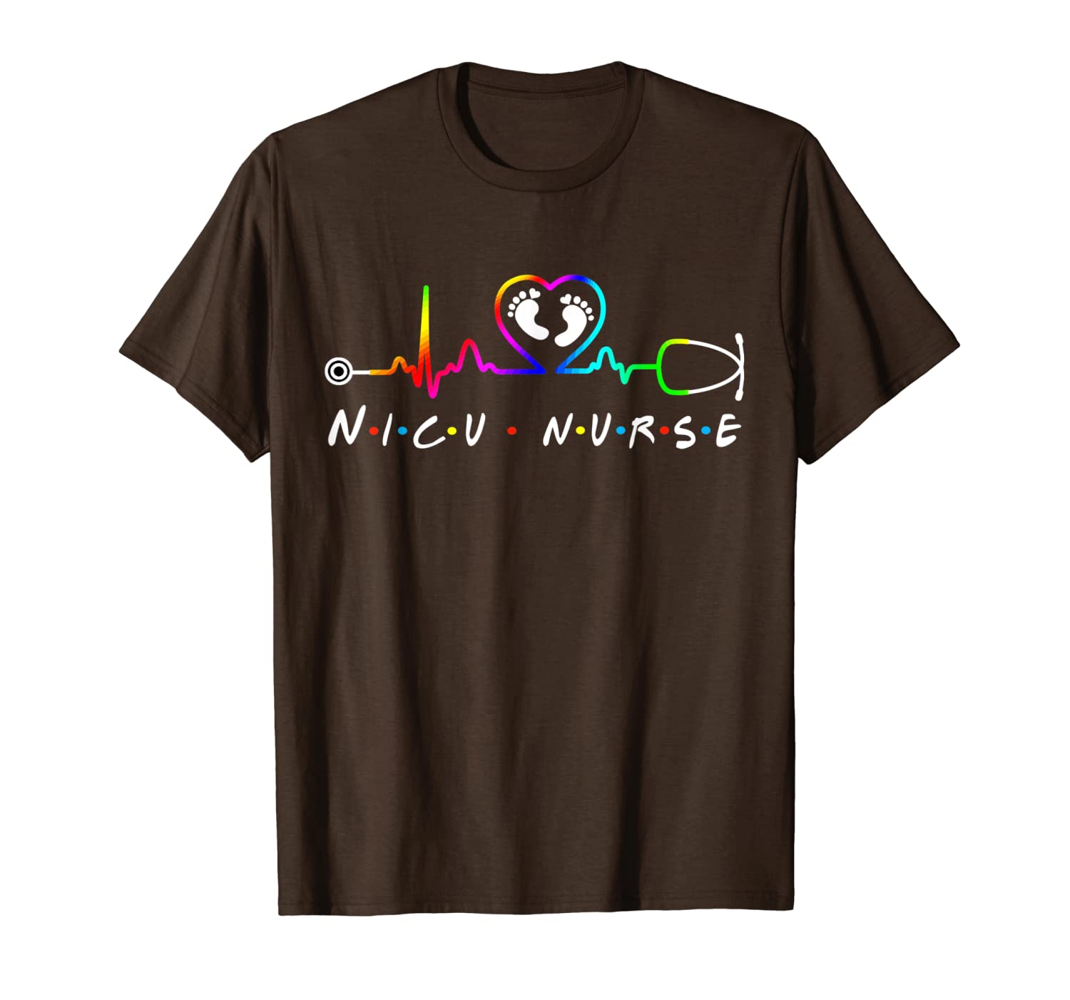 

nicu, nicu nurse t-shirt, nicu nurse heartbeat shirts, White;black