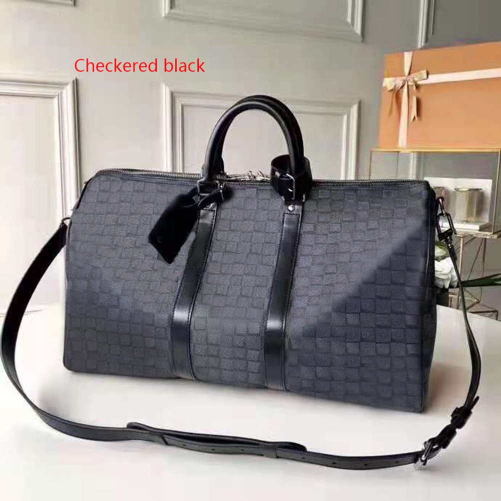 

Designers handbag Duffel Bags 45CM 55CM luxury large capacity travel sale High quality women men Genuine Leather shoulder Fashion bag carry
