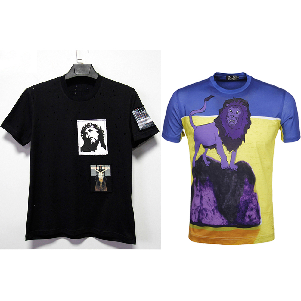 

2021 New Vero Nova Camisa t Dos Homens Floral Animais Seagens Africanos 100% Puro Algodo Moda Topos Casual Roupas De Marca Dy017058 Gn26, Black