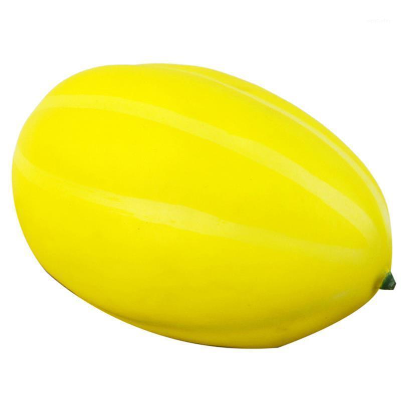 

Party Decoration 1pc Lifelike Artificial Fruit Simulated Muskmelon Decor Foam Faux Teaching Prop Pography Home