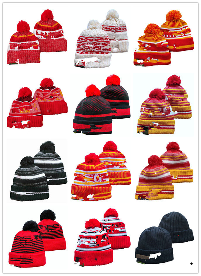 

Kansas''City''Chiefs''Football Hat Cap Winter Cashmere Sports Caps Hats Beanies