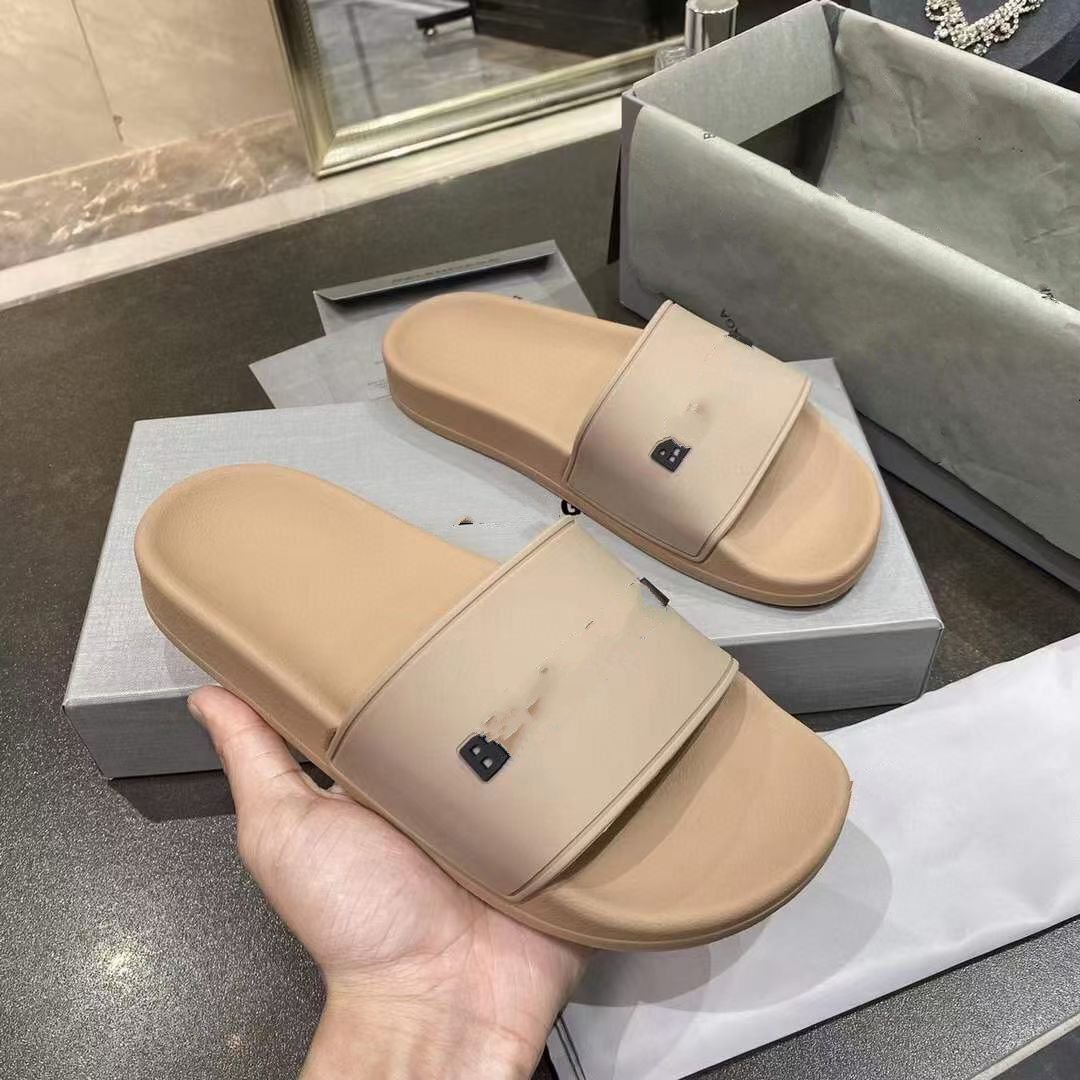 

Paris 2021 Sliders Mens Womens Summer Sandals Beach Slippers Ladies Flip Flops Loafers Black White Blue Slides Chaussures Shoes mjjj002