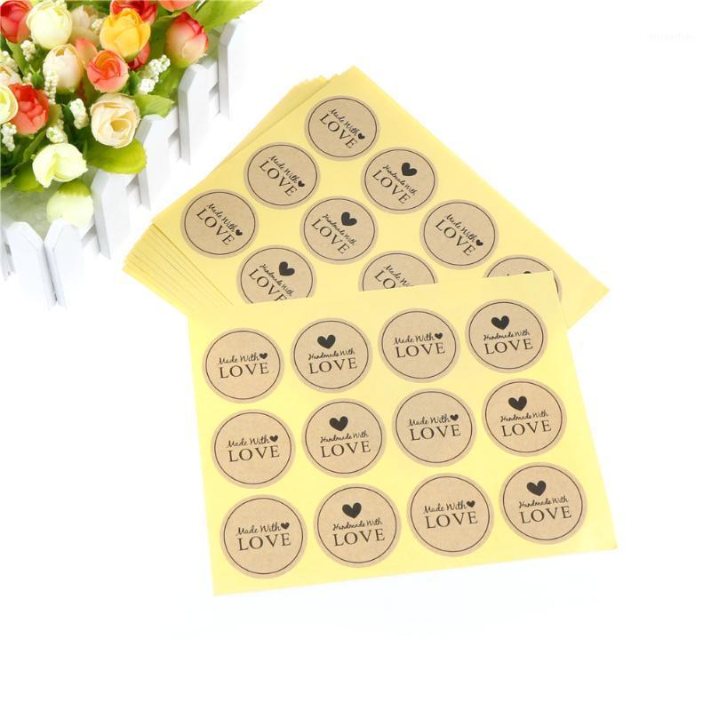 

Gift Wrap 120pcs Paper Seal Sticker Adhesive Stickers For Homemade Bakery&gift Packaging Stationery High Quality