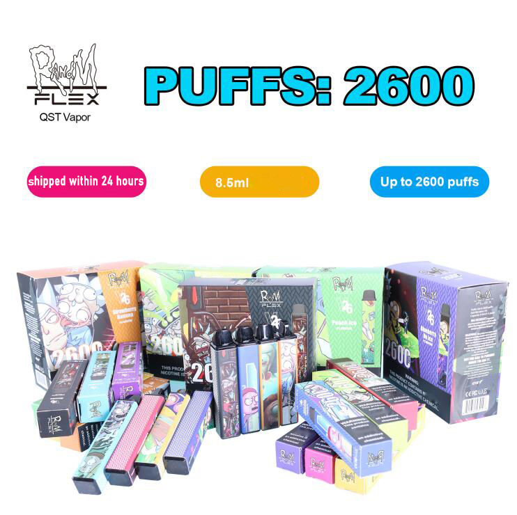

Original Rand M Flex puff Disposable vape 2600puffs Vapor Plus bars 8.5ml Prefilled Cartridge battery Electronic Cigarettes