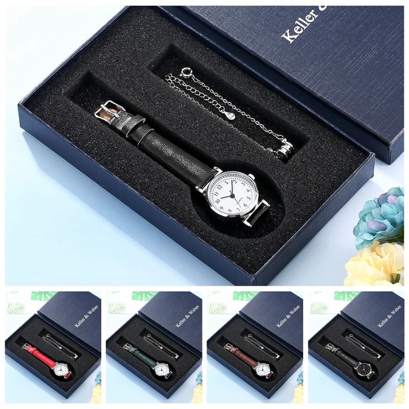 

Wristwatches Watches Bracelet Set Women Leather Fashion Brand Wristwatch Female Ladies Quartz Clock Reloj De Mujer, Type 2