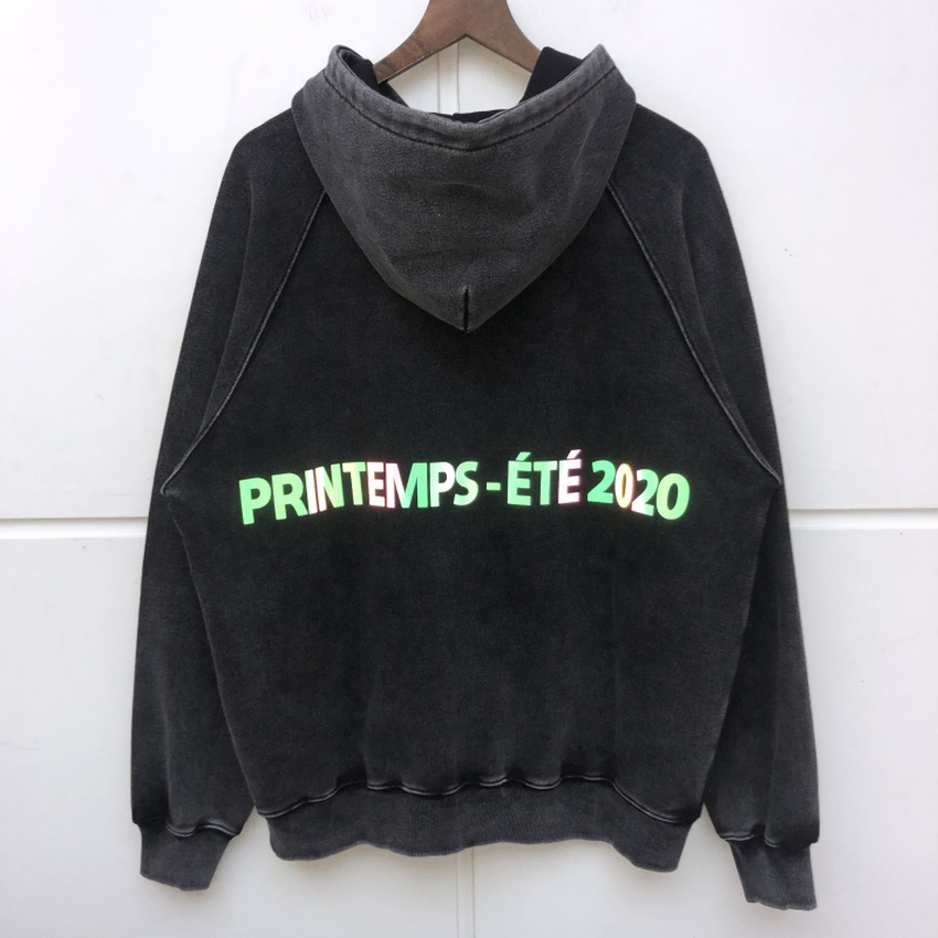 

2021 New Washed Old Vintage Colorful Reflective Arnodefrance Hoodie Adf Pullover Hoody Oversize Sweatshirts B9ob