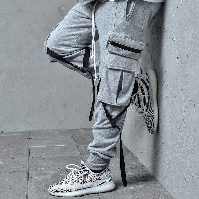 

New 2021 From Men's Casual Hip Hop Streetwear Aisle Sweatpants Spring Will See Sports Pants Bo4y, Army green.