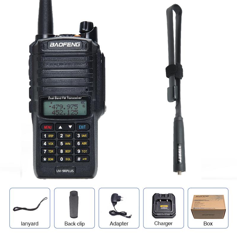 

Walkie Talkie 2022 Baofeng UV-9R Plus Waterproof IP68 15W/ High Power CB Ham 50 KM Long Range Portable Two Way Radio For Hunting