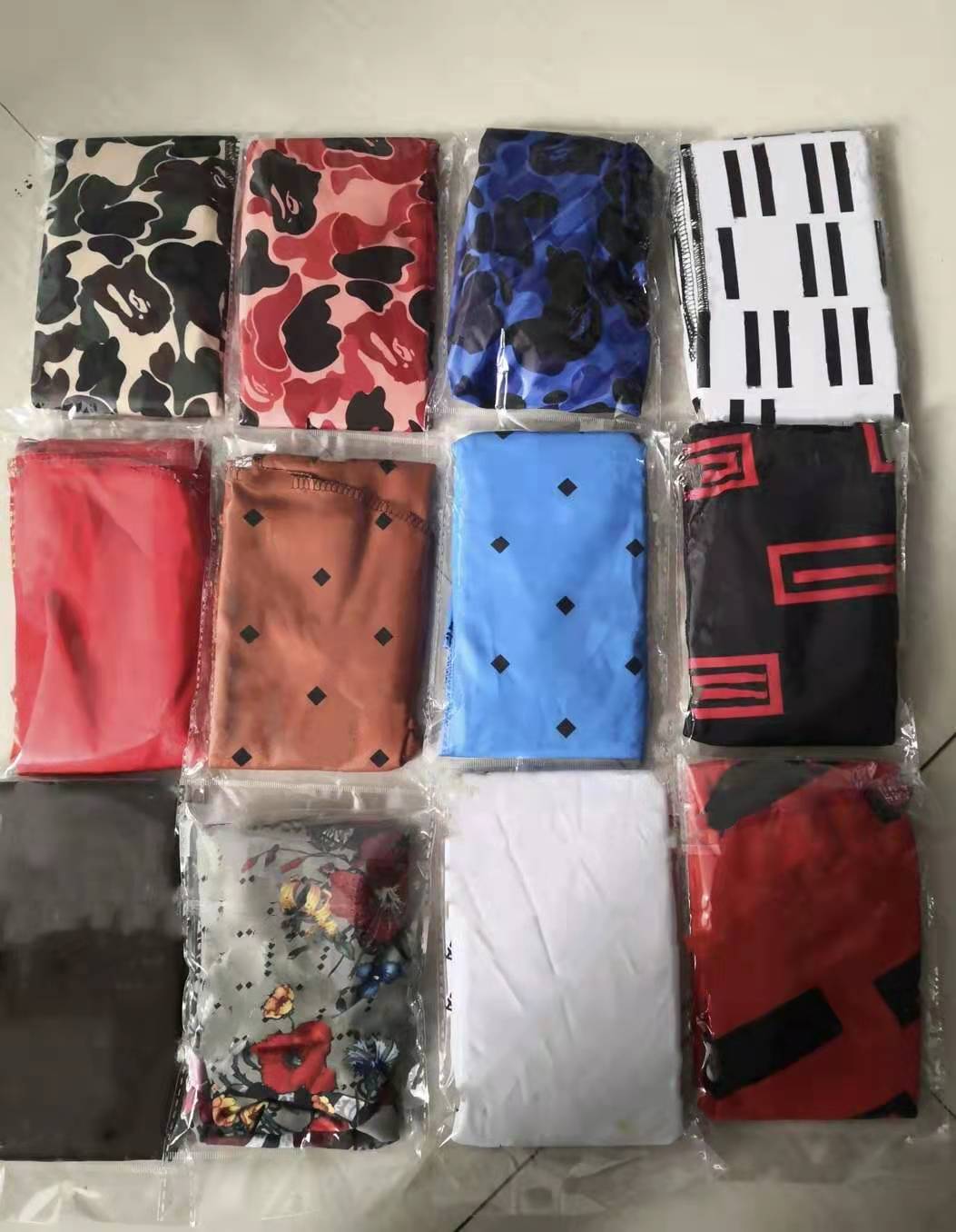 

10 pcs Durag For Men and Women wholesale Fashion Silky Durags Headwraps Hip hop Caps hats Dropshipping