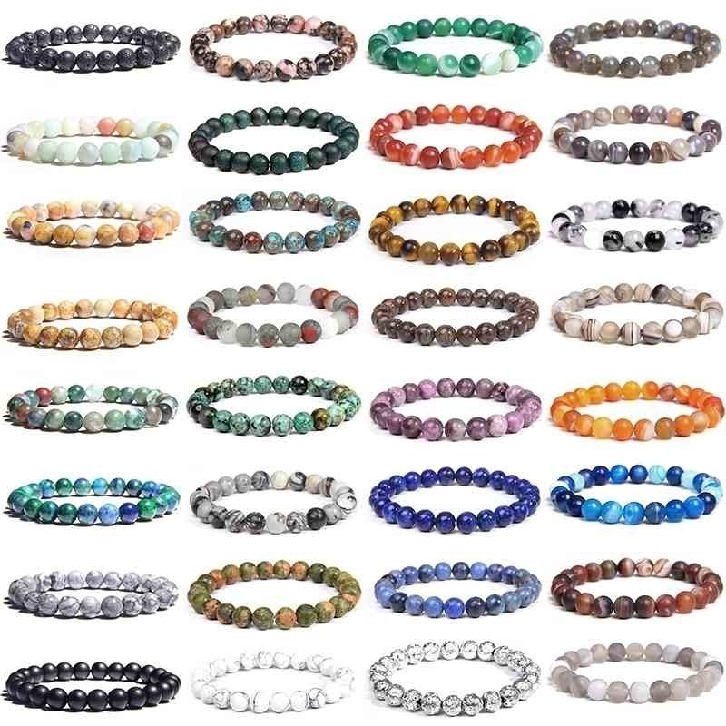 

Pulsera de piedras curativas con piedras preciosas naturales 8MM