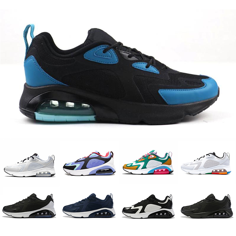 

200 mens running shoes sneakers White Warriors Voltage Black Blue Purple Vast Grey University Red Triple white Team Stone Brown men women trainers sports shoe, Pay for box