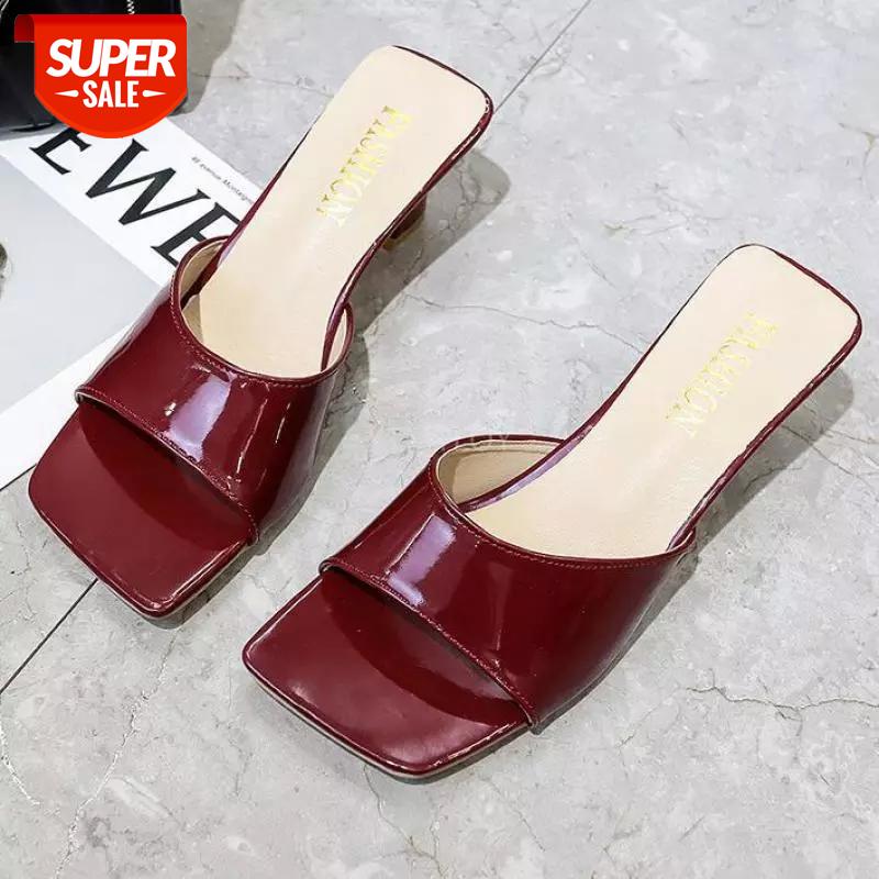 

Solid Color Slippers Summer Ladies Fashion Slip On Ladies Office Shoes Slides Womens Shoes Zapatillas Mujer Casa #bb7D, Black