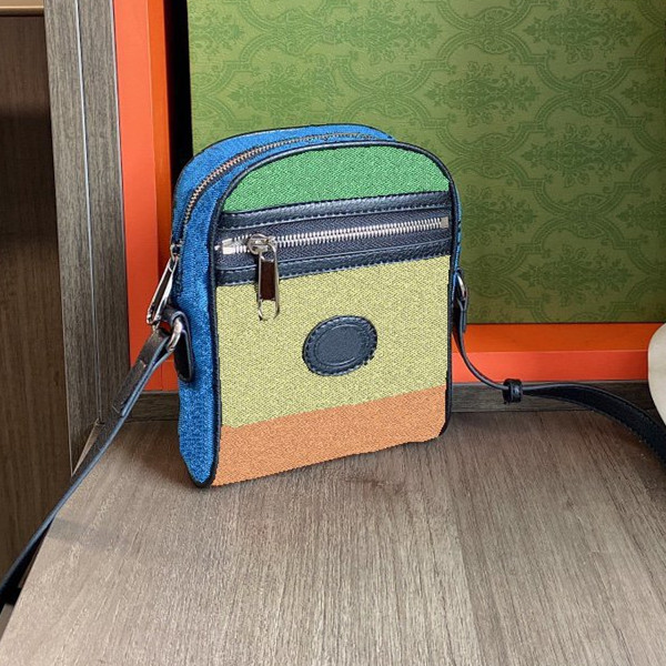 

Multicolor Printed Letter Camera Bag Matelasse Canvas Card Package Designer Soho Disco Diagonal Womens Cross Body, Color 01