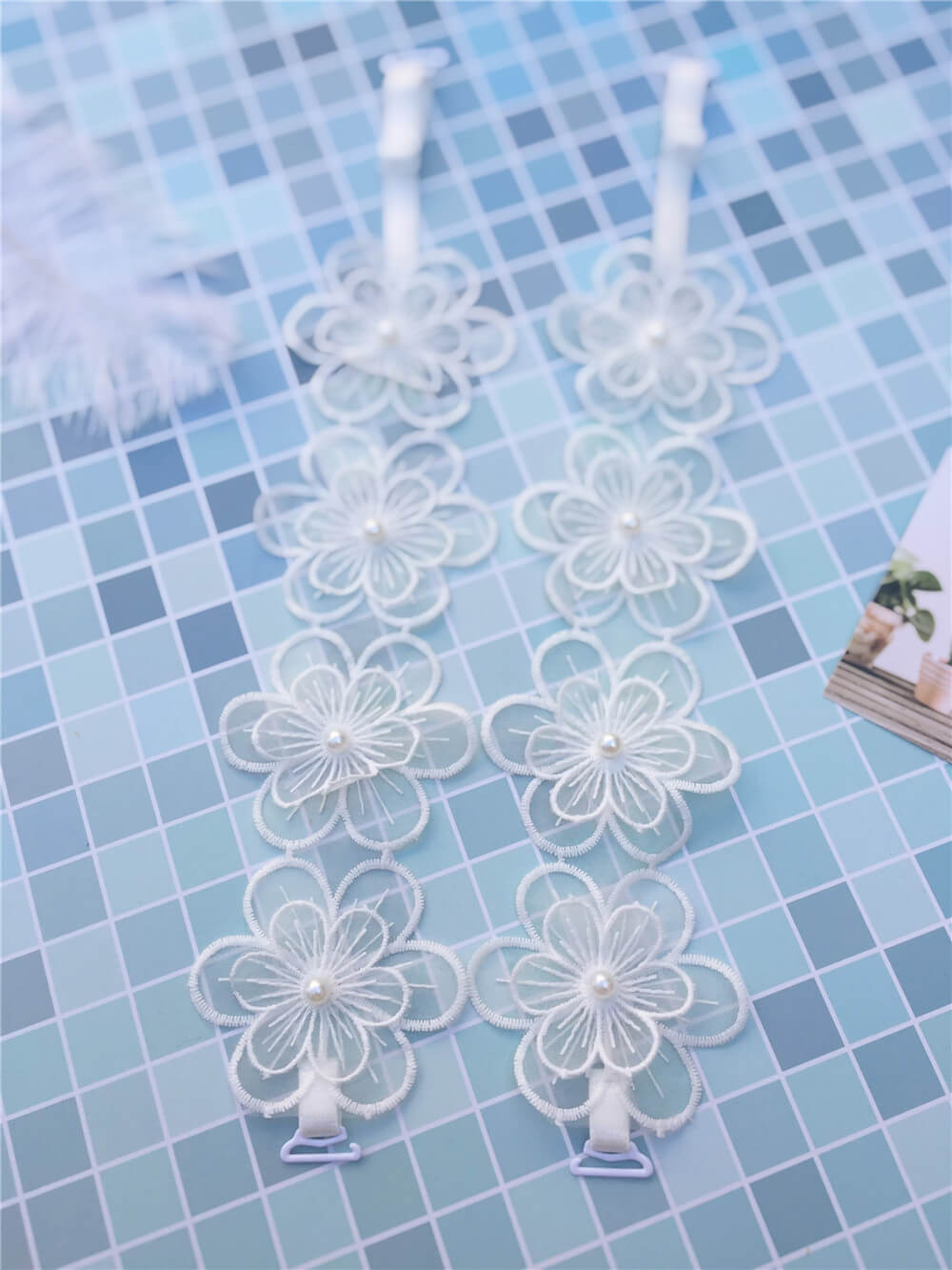 

Moly Story Big Flower Bra Straps Replacement Women Intimate Accessories