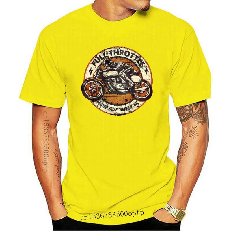 

Men' T-Shirts Vintage Motorcycle Biker Streetwear T Shirt Big Size O-neck Cotton Short Sleeve T-shirt, Whitemen