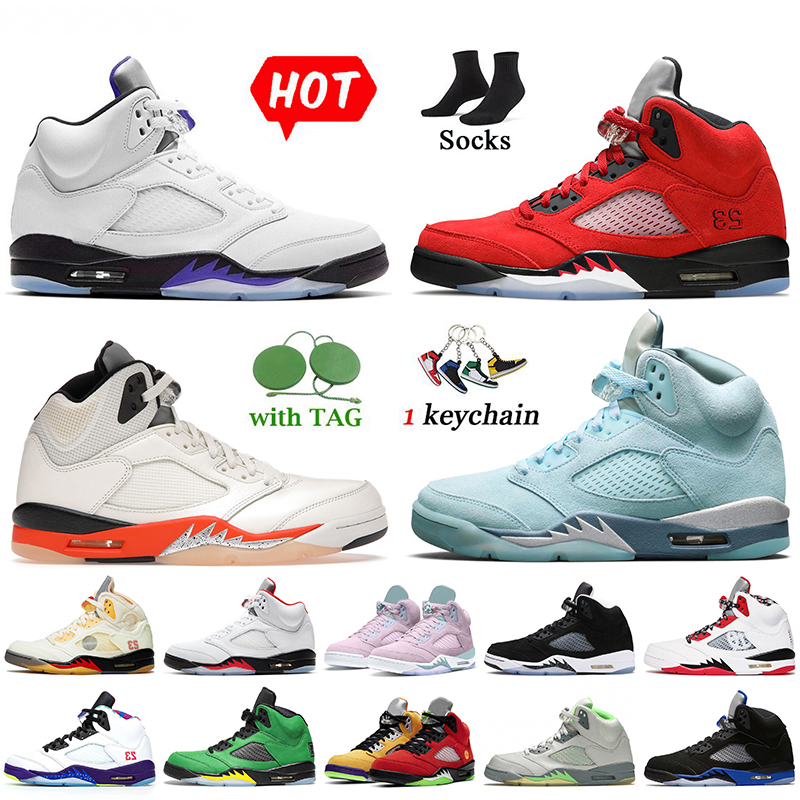 

2022 Concord Jumpman 5 Mens Basketball Shoes Shattered Backboard 5s Raging Bull Bluebird Racer Blue Easter Oregon Ducks Florida Gators Oreo Sail Sneakers Trainers, C45 quai 54 black 40-47