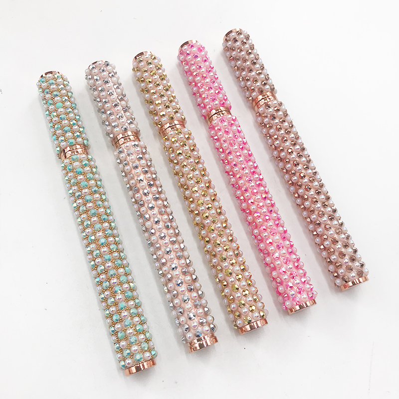 

Rhinestone eyelash glue pen for full strip lashes long lasting and waterproof self-adhesive eyeliner, Black 6