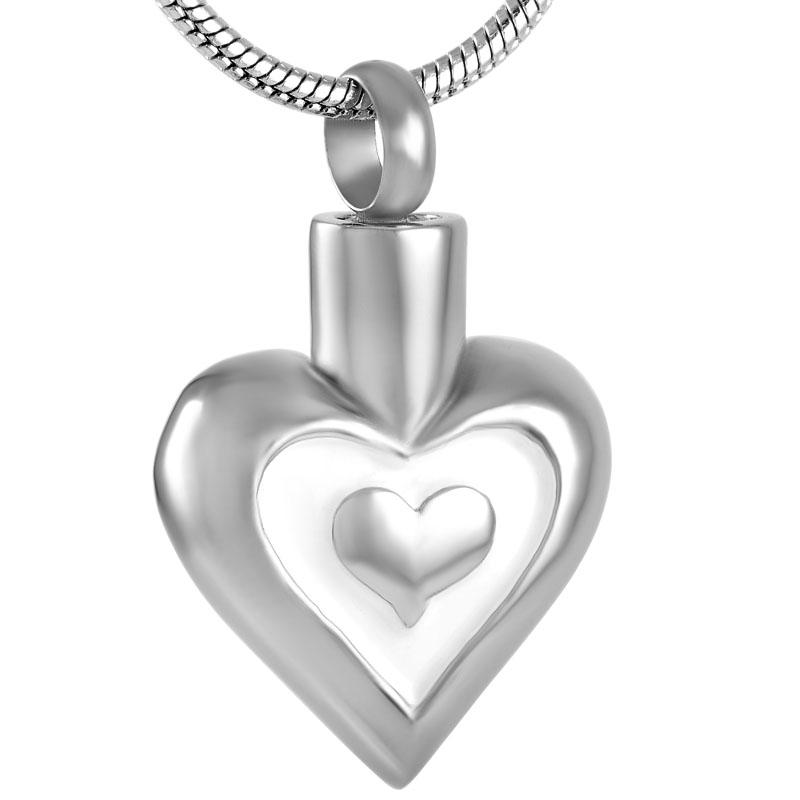 

Pendant Necklaces You Always In My Heart Necklace Ash Keepsake Pet Urn Cremation Jewelry Women Mom Dad Kids With Free Funnel