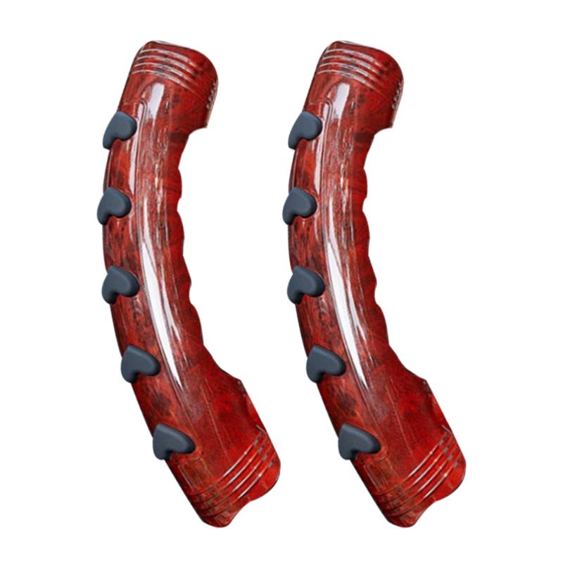 

Four Season Non-slip Steering Wheel Protector Cover Seven Heart Design Wheel Sleeve Car Accessory(Peach Wood Grain