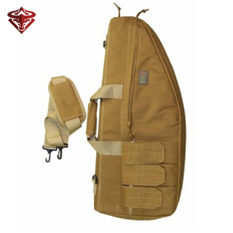 

Stuff Sacks Tactical Heavy Duty Shoulder Rifle Bag Nylon Gun Slip Bevel S Soft Padded Case For Hunting Duffle, Black