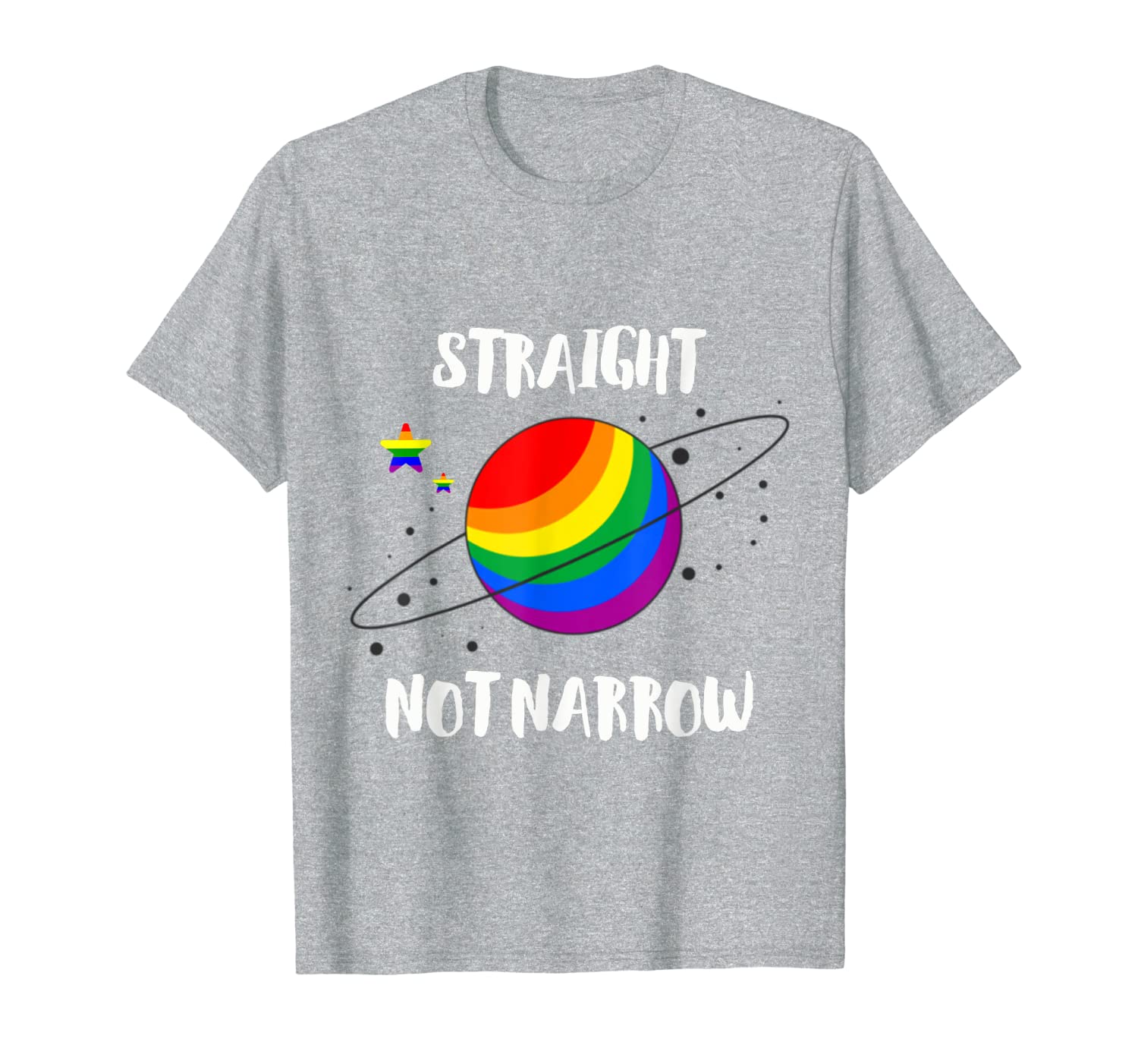 

lgbt pride straight but not narrow shirt pride ally, White;black