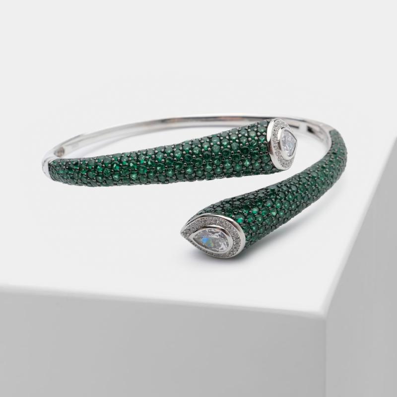 

Bangle Amorita Boutique 925 Sterling Silver Party Luxry Jewelry For Women Zircon