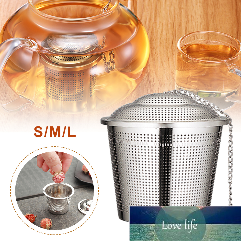 

Stainless Steel Tea Drain Infuser Filter Tea Ball Cooking Infuser Extra Fine Mesh Strainer