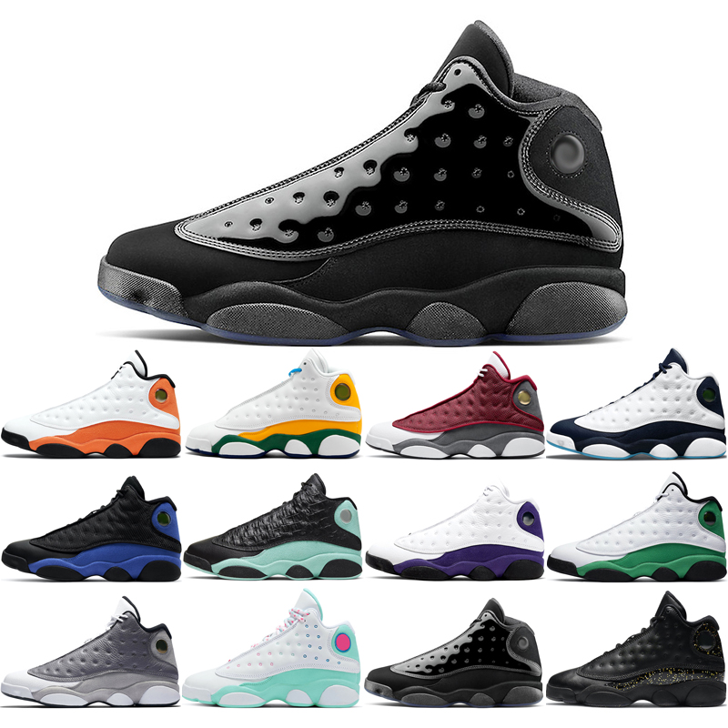 

man basketball shoes 13s fashion Atmosphere Grey Aurora Green Cap Gown Gold Glitter Hyper Royal Island Lakers Lucky Obsidian Playground Red Flint Starfish