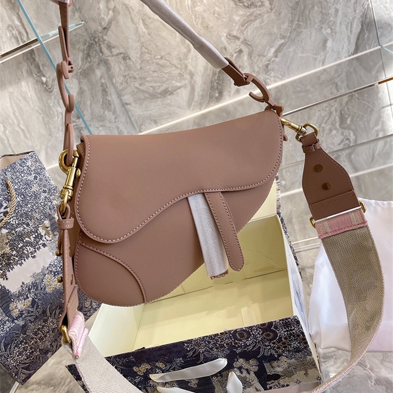 

Luxurys Chritian Dio Handbag Top Version Designers Womens Saddle Bags Handbags Letter Shoulder Bag High Quality Genuine Leather Messenger Fashion Crossbody Bb, More color to contact us