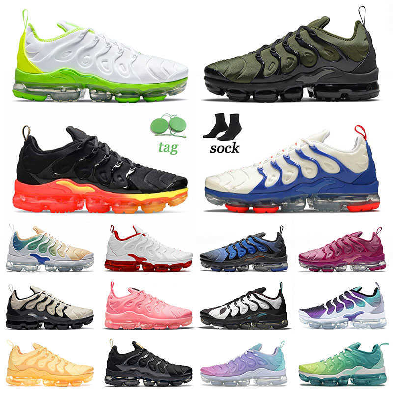 

Tn Plus Mens Women Running Shoes White Volt Fresh Coconut Milk Hyper Royal Dark Russet Barely Volt Air Vapurmax Max Outdoor Fashion Sneakers, C30 knicks vibes 39-47
